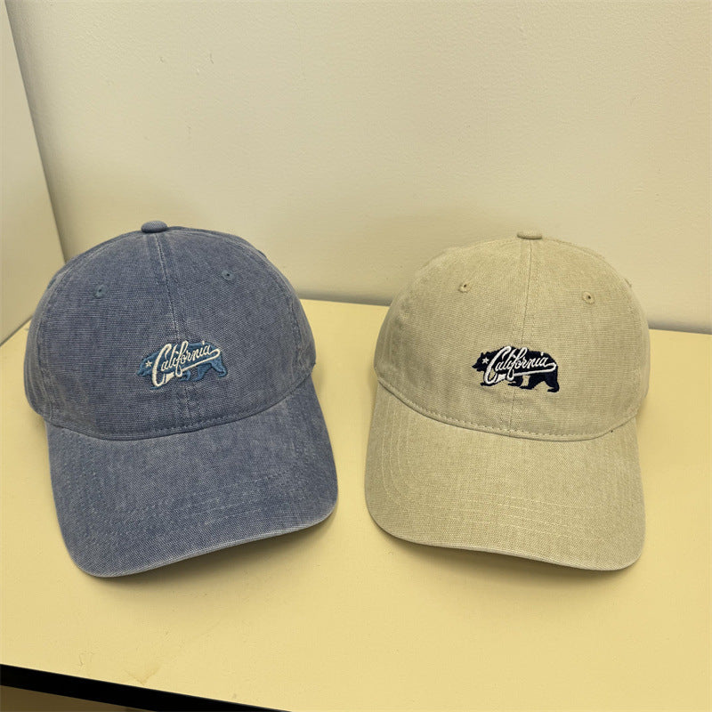 Lässige Vintage-Damen-Cap mit Stickerei