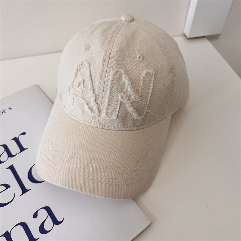 Damen Baseballcap im Distressed-Look