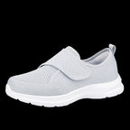 Damen Bequeme Slip-On Freizeitschuhe mit verstellbarem Klettverschluss EB