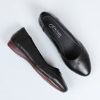 Damen Bequeme Ballerinas mit modischer Querstitching-Detail EB