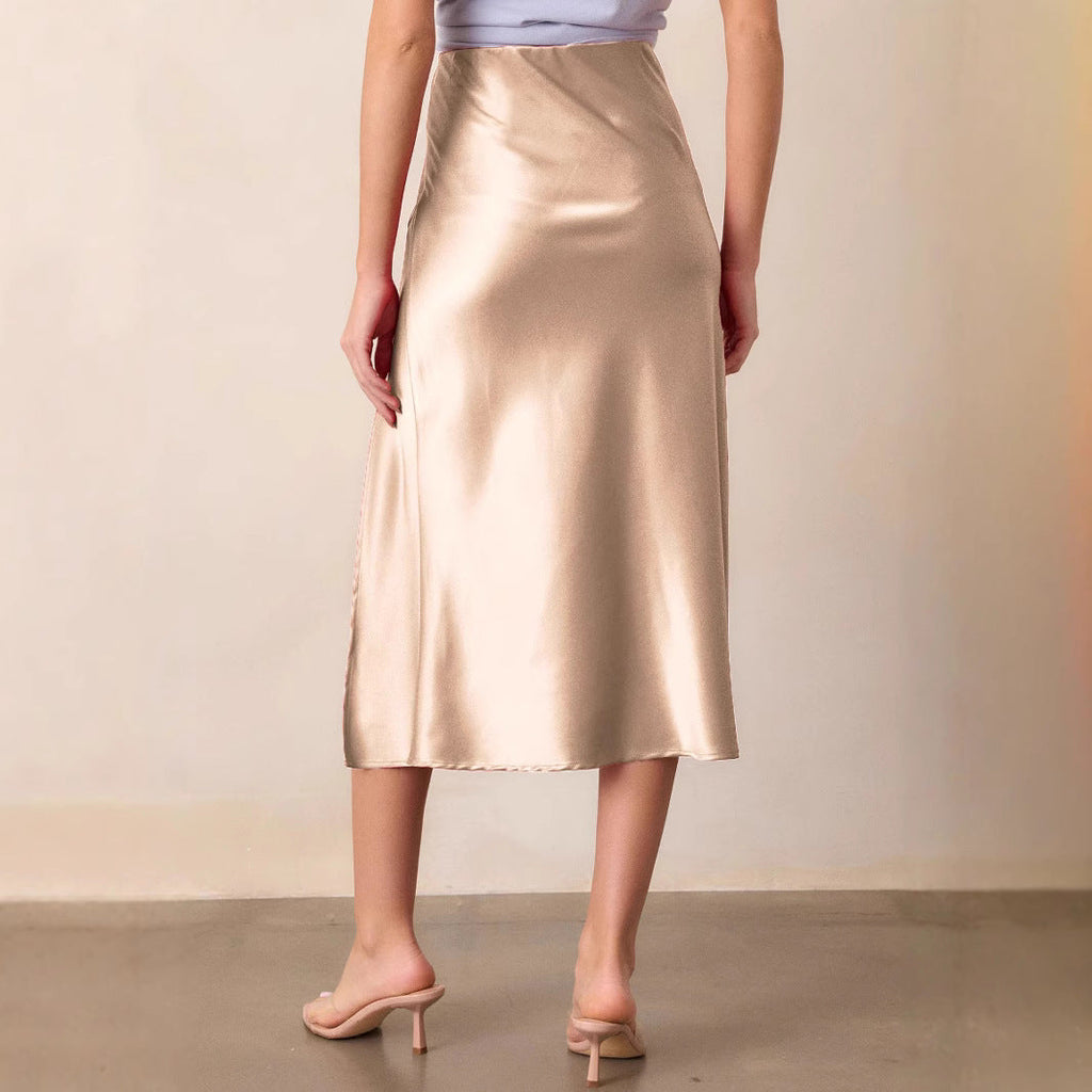 Damen Eleganter und fließender Maxikleid EB