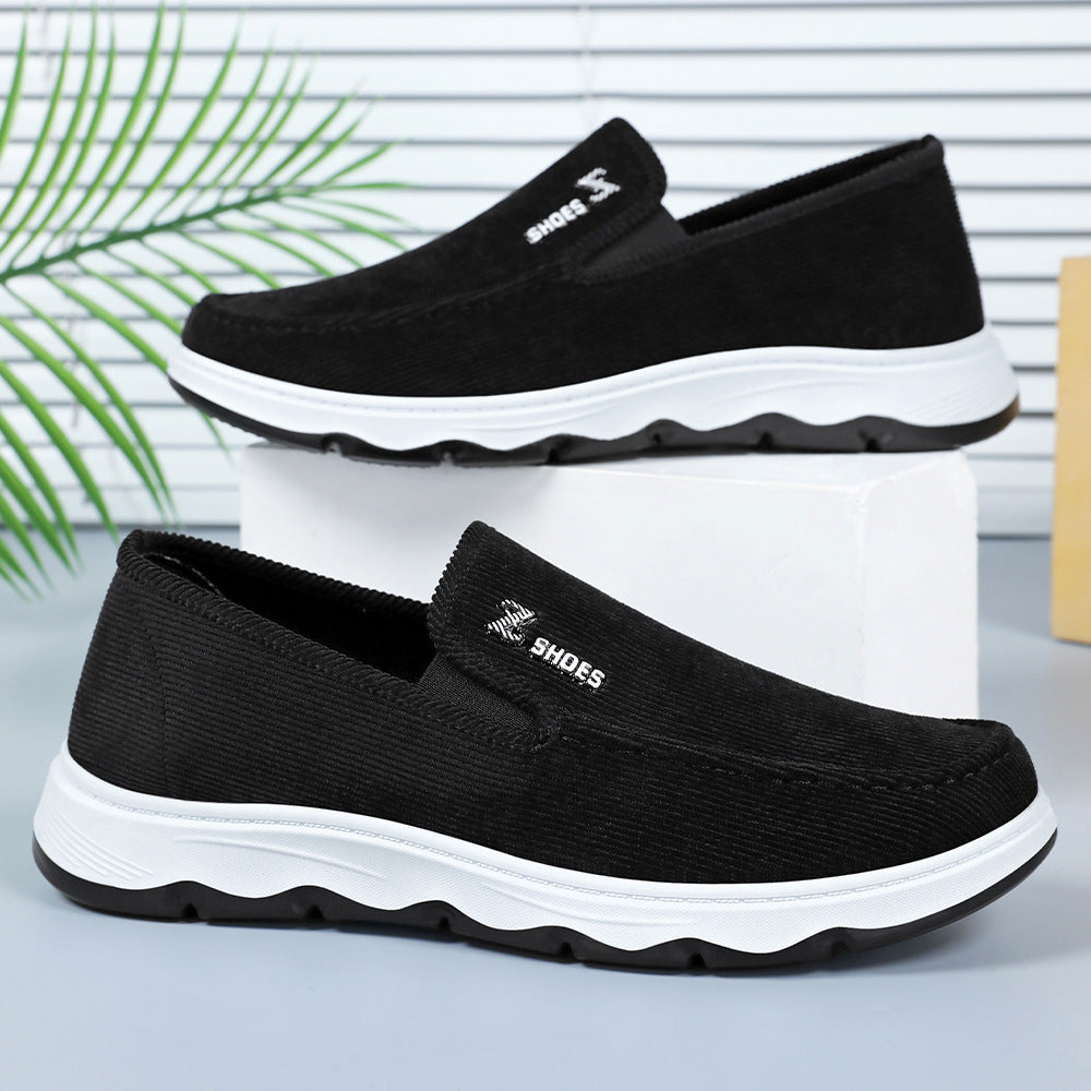 Damen Sportliche Slip-On Schuhe aus weichem Material EB