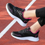 Damen Sportliche Laufschuhe mit atmungsaktiver Mesh-Oberfläche und dämpfender Sohle EB