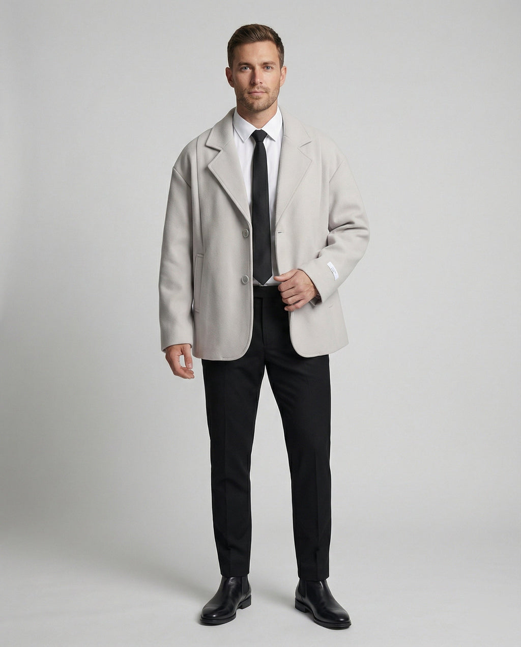 Eleganter Wollmantel im Britischen Stil für Herren und Damen