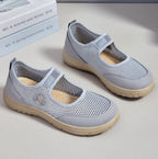 Damen Bequeme Slip-On Freizeitschuhe mit elastischem Einsatz EB