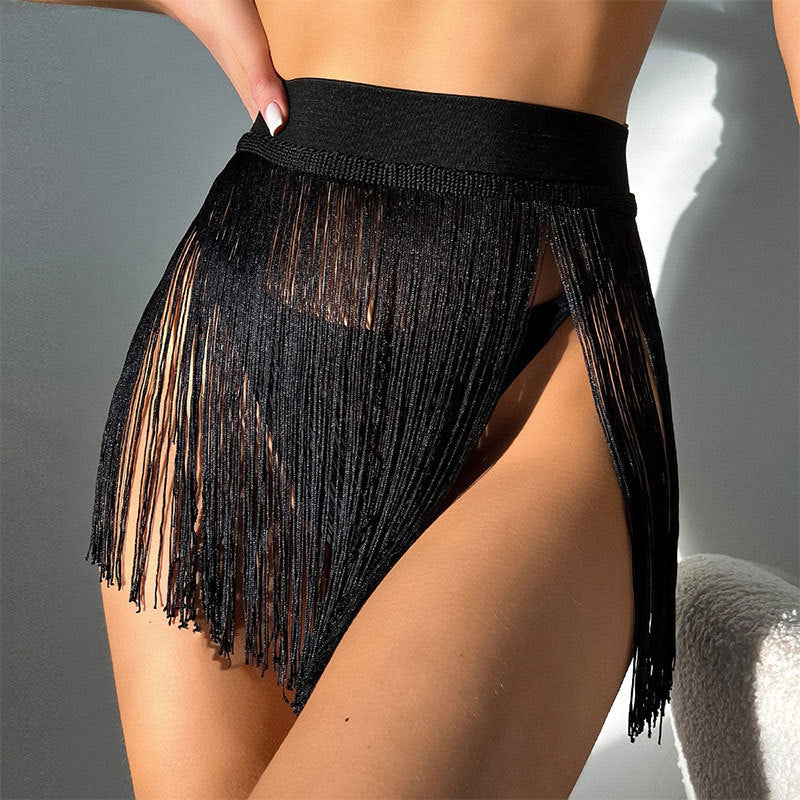 Damen Fransen Minirock EB