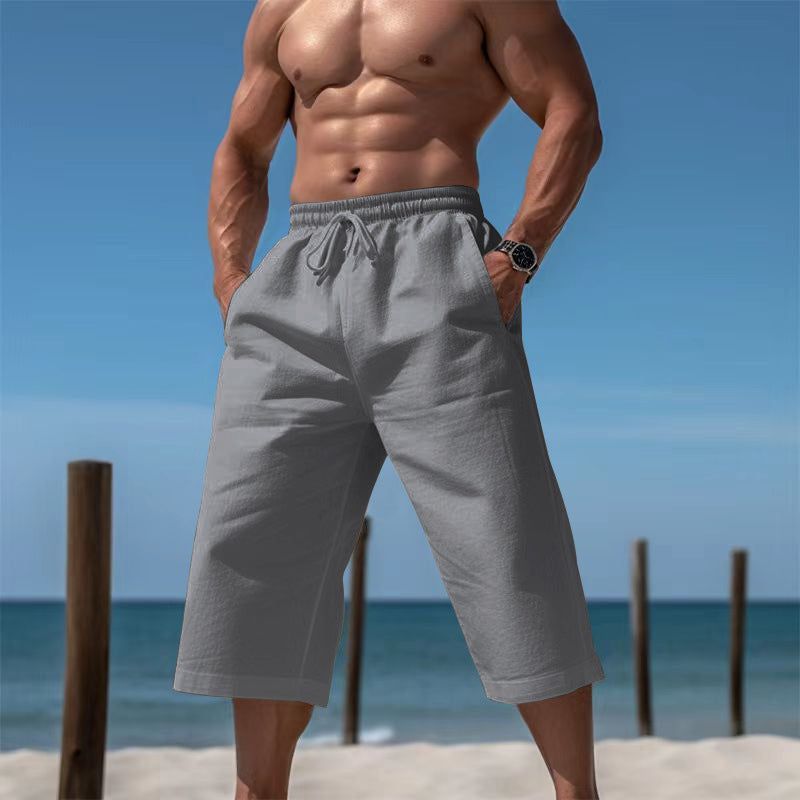 Herren-Sommerbermuda mit Komfortbund