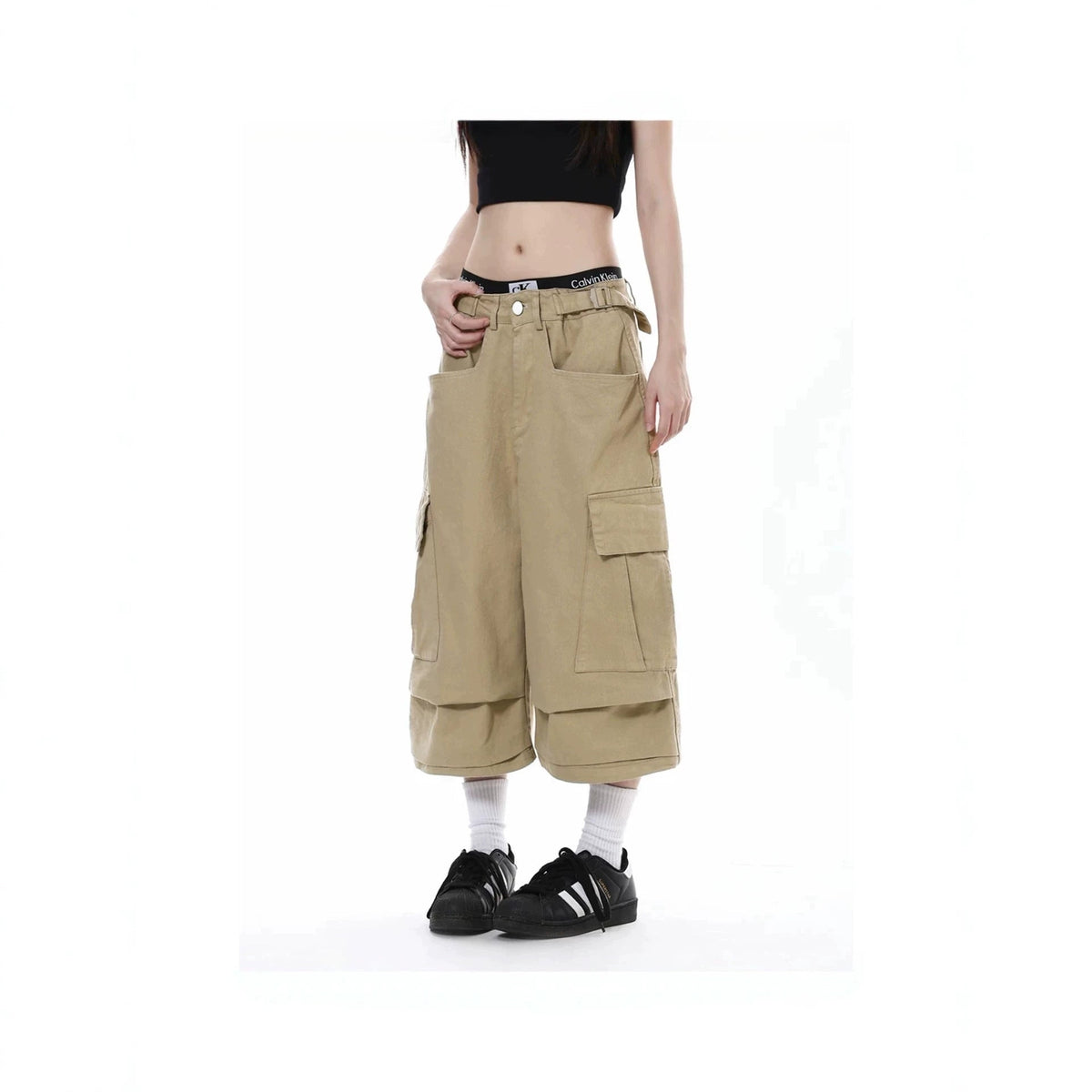 Damen Trendy Cargo-Shorts
