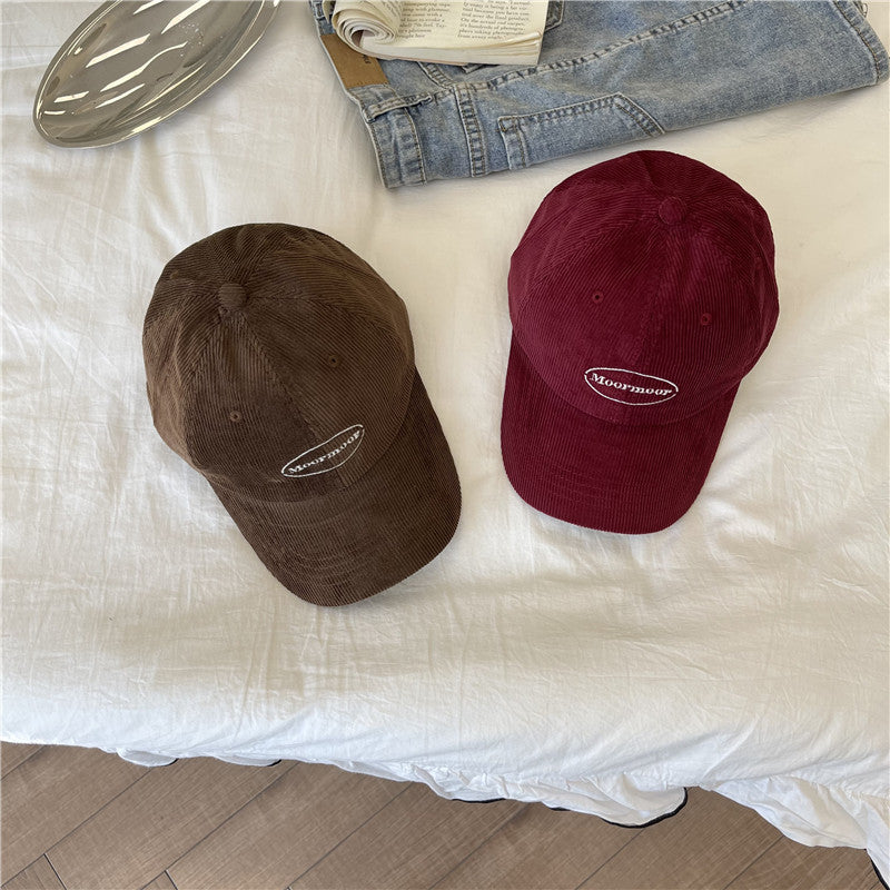 Lässige Damen-Baseballkappe aus Cord