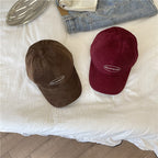 Lässige Damen-Baseballkappe aus Cord