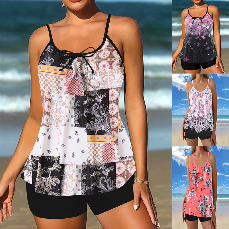 Lässiges Strand-Top mit Shorts für Damen