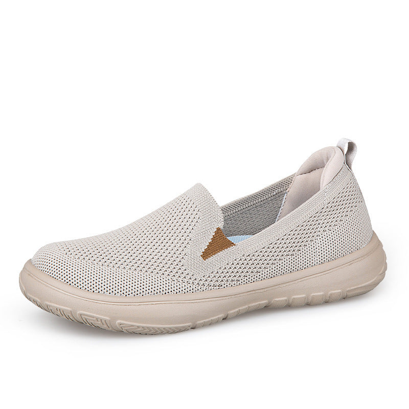 Damen Bequeme Slip-On Laufschuhe aus atmungsaktivem Mesh EB