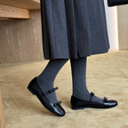 Damen Ballerinas mit modischem Riemchen und komfortablem Fußbett EB