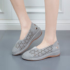 Damen Bequeme Ballerinas mit Luftlöchern EB