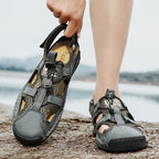 Damen Atmungsaktive Freizeitsandalen mit rutschfester Sohle und verstellbarem Riemen EB