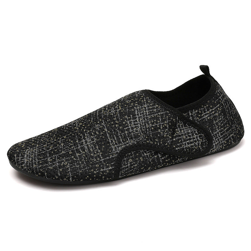 Damen Bequeme Strick-Hausschuhe mit flexiblem Design EB