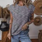 Damen Komfortables Kurzarmshirt mit lässigem Schnitt und atmungsaktivem Gewebe EB