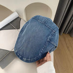 Newsboy-Kappe aus Denim