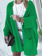 Damen Grober Strick-Cardigan EB