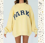 Damen-Freizeitset mit Oversized-Sweatshirt und Shorts