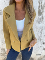 Damen eleganter blaser mit doppelter Knopfleiste EB