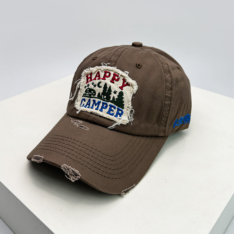 Distressed Camping-Cap für Herren