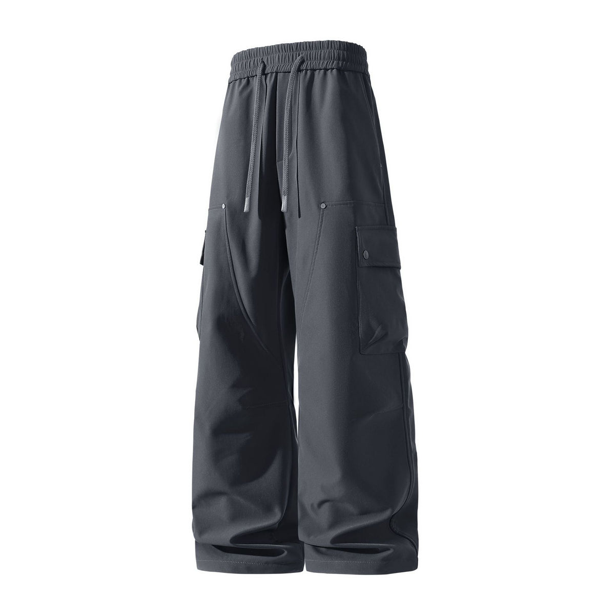 Damen Weite Cargo-Shorts mit elastischem Tunnelzugbund