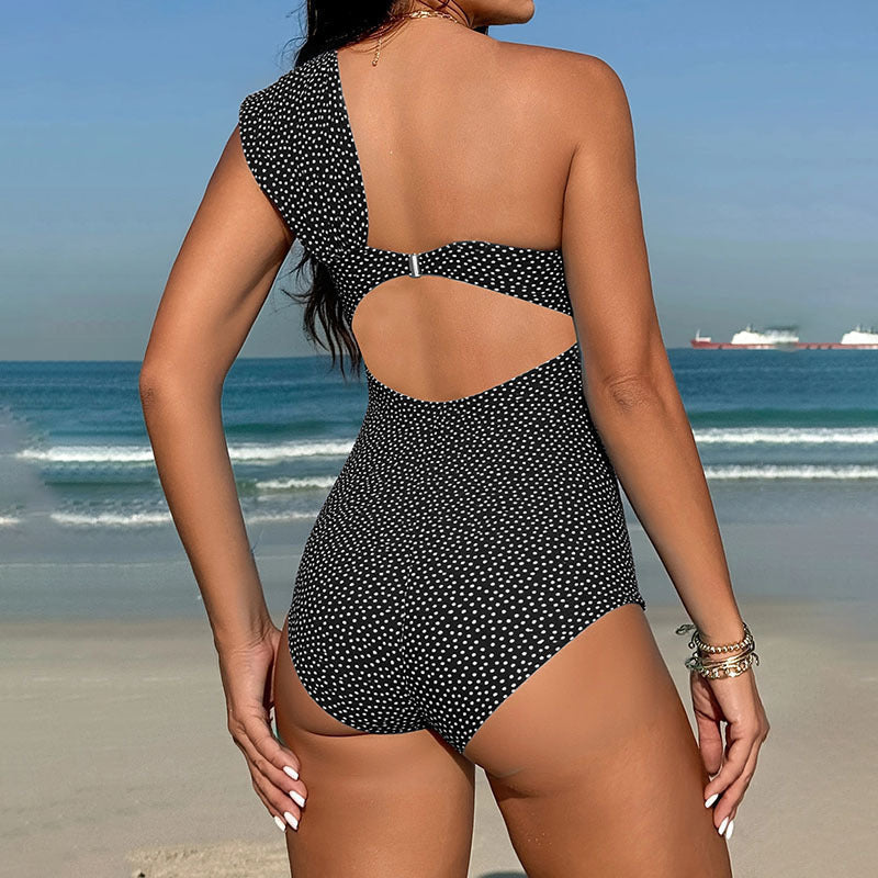 Damen Baderock mit asymmetrischem Ausschnitt EB