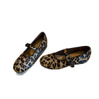 Damen Ballerinas mit elegantem Riemen und Wildleder-Optik EB