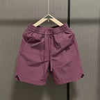 Herren lässige Sportshorts mit elastischem Bund und seitlichen Eingrifftaschen EB