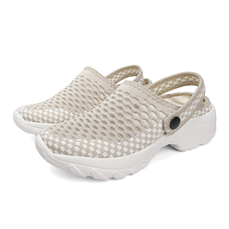 Damen Bequeme und atmungsaktive Clogs EB