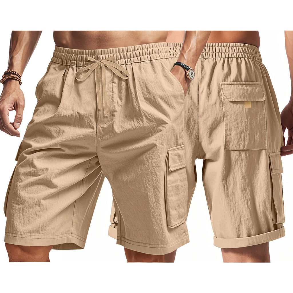 Herren Cargo-Shorts mit elastischem Bund und praktischen Seitentaschen EB 1757709064