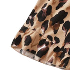 Damen Ärmelloser Jumpsuit mit tierischem Muster und Trägern EB