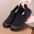 Damen Atmungsaktive Slip-On Freizeitschuhe mit rutschfester Sohle EB
