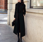 Damen eleganter Trenchcoat mit doppelter Knopfreihe und praktischem Schnitt EB