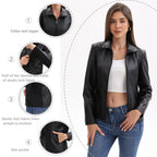 Damen Kunstlederjacke EB