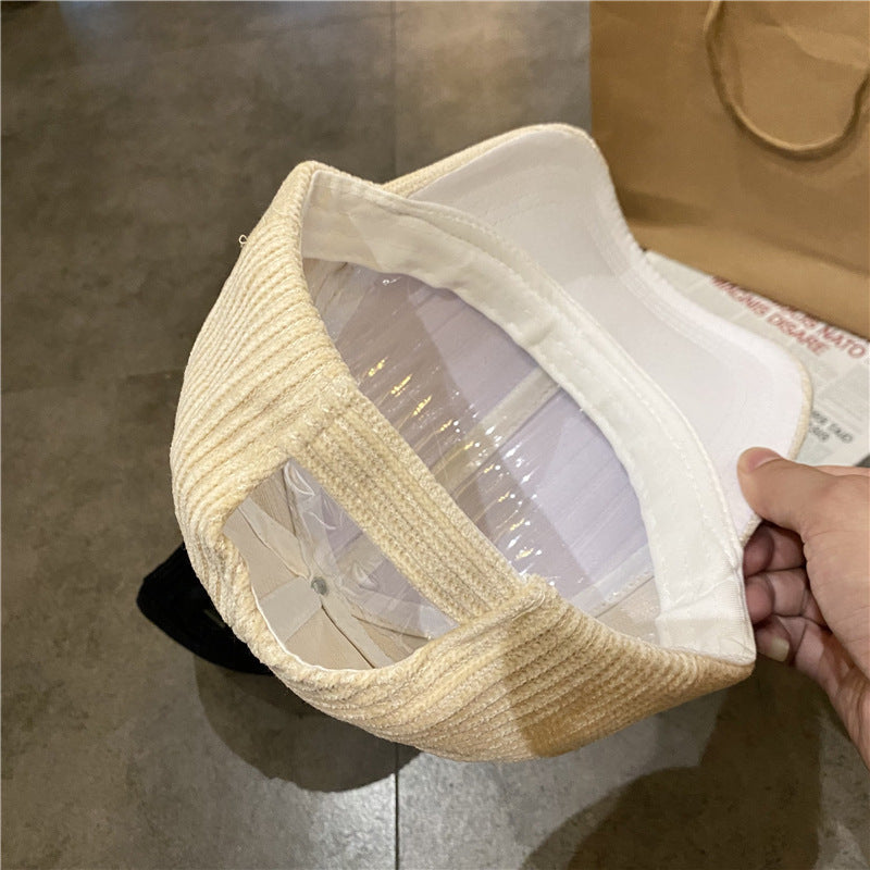 Unisex-Baseballcap aus Cord