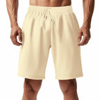 Herren Sportliche kurze Laufshorts mit elastischem Bund und praktischem Kordelzug EB