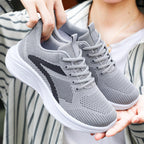 Damen Atmungsaktive Freizeitschuhe mit elastischem Obermaterial und stoßdämpfender Sohle EB