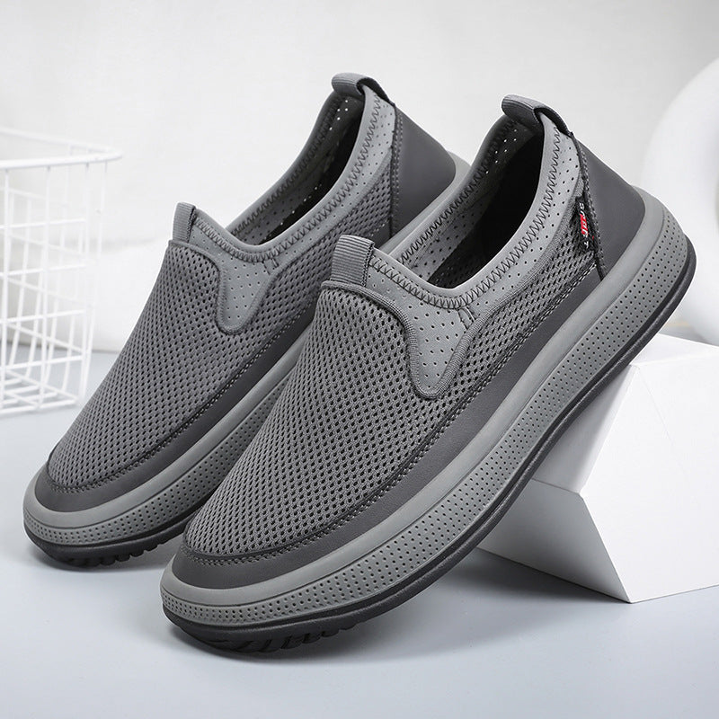 Damen Atmungsaktive Slip-On Sportschuhe mit gepolsterter Sohle EB