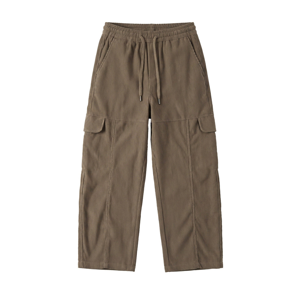 Damen Culotte-Cargoshorts aus Cord mit hohem Bund