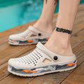 Damen Bequeme und luftdurchlässige Clogs mit modischer Sohle EB