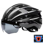 Fahrradhelm mit Visier