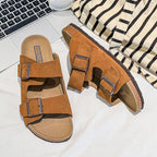 Damen bequeme Fußbett Sandalen EB