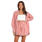 EB | Fashion Shirt Gestreift Langarm Zweiteiliges Set