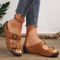 Damen Bequeme Clogs mit verstellbaren Doppelschnallen EB