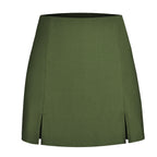 Damen Designer Minirock mit seitlichen Schlitzen EB