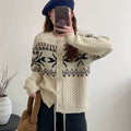 Damen Grobstrick-Cardigan mit dekorativem Zopfmuster und Knopfdetails EB
