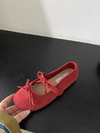 Damen Ballerinas mit verspieltem Schleifen-Design EB