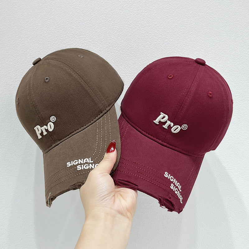 Damen Baseballcap im Distressed-Look